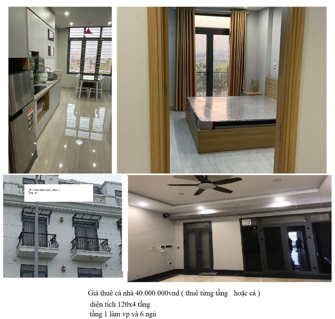 Cho thuê mặt bằng làm văn phòng , căn hộ cho chuyên gia tại Khu công nghiệp, Tràng Duệ, Lg, Đồ Sơn Hải Phòng