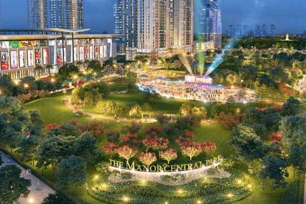 Không gian sống đẳng cấp tại biệt thự The Manor Central Park biet thu the manor central park 7