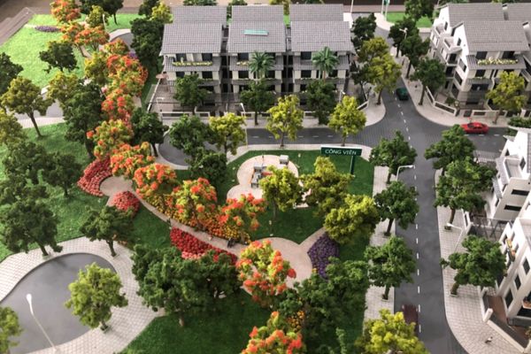 biet thu song lap Azalea Homes 3