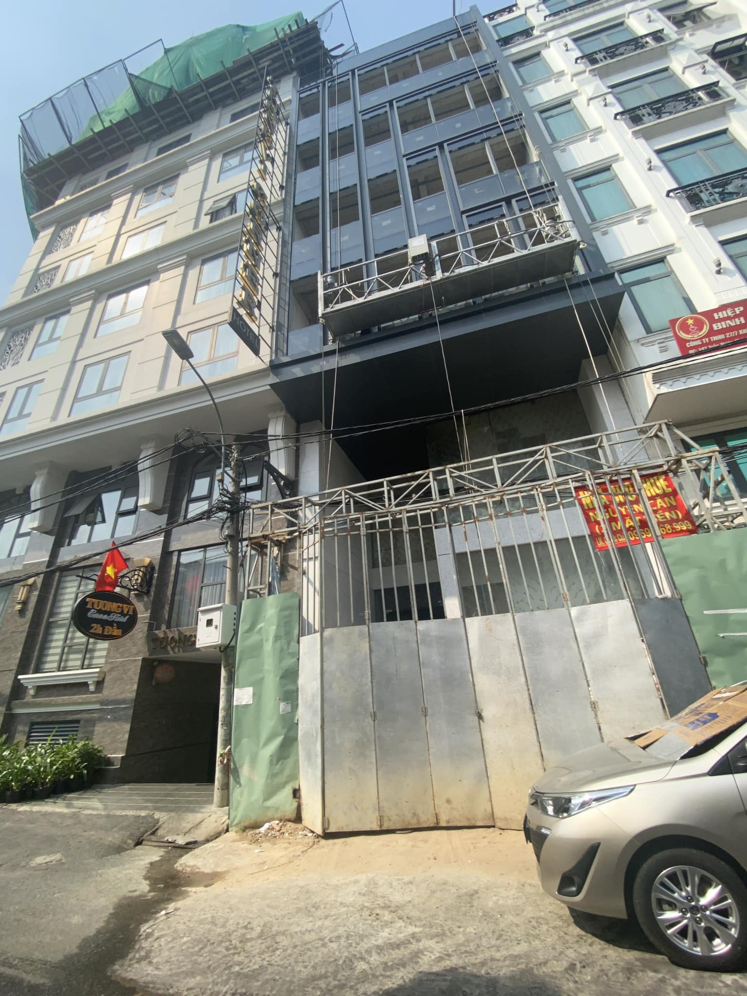 Cho thuê tòa nhà 2 mặt tiền trước sau số 111 Trần Thiện Chánh và 740/11A Sư Vạn Hạnh, phường 12, Quận 10. -7X28M 7 TẦNG