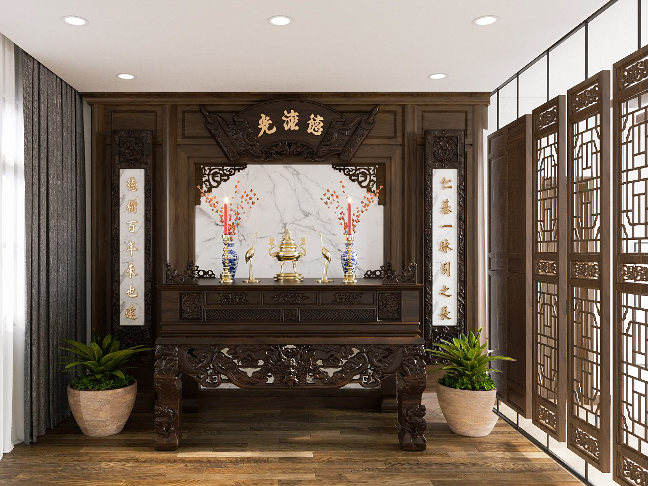 dai-dien-phong-thuy-cua-phong-tho