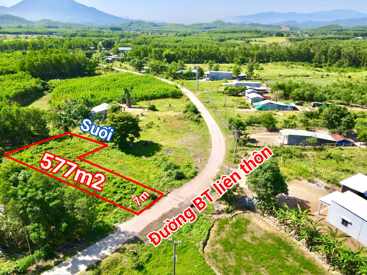 Bán đất Khánh Bình giá rẻ mặt đường bê tông liên thôn