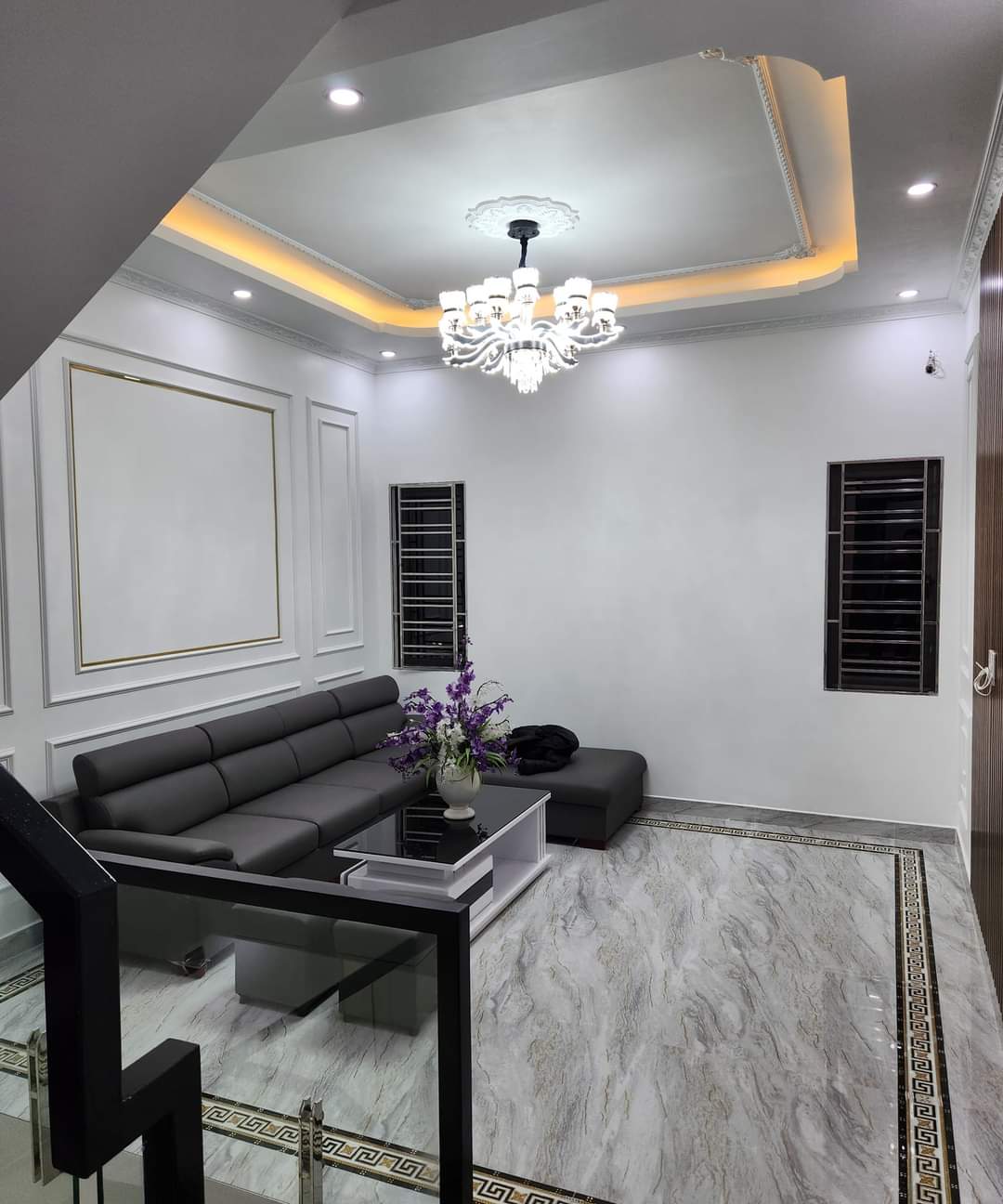 Nhà 4 tầng xây mới ngõ 633 Thiên Lôi S: 56m, ngõ 6m ô.tô đỗ cửa 24/24 GIÁ 5.38 tỉ