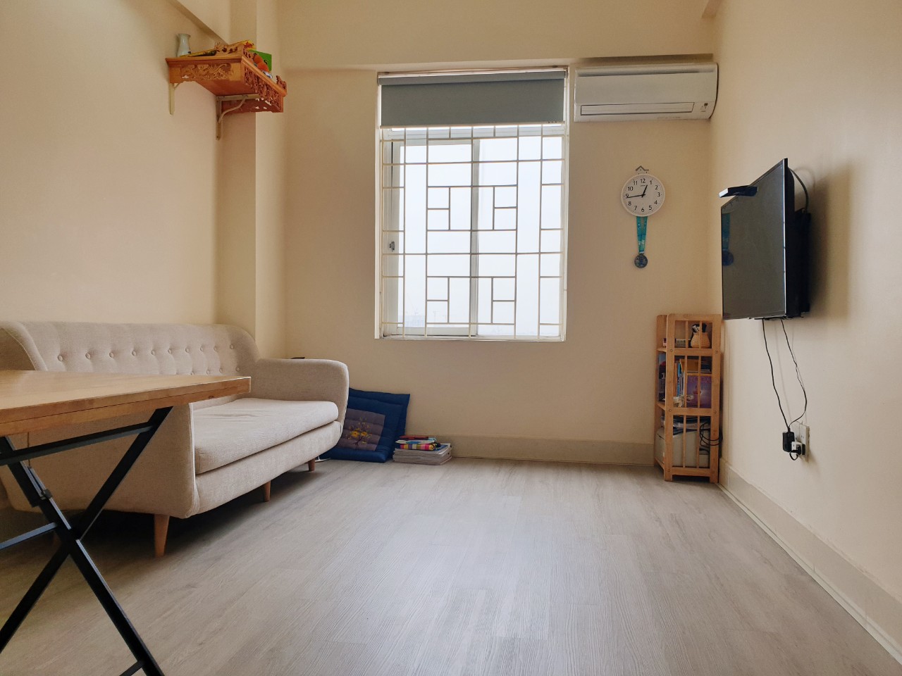 P2811 căn hộ toà 11 tầng ĐQB: 40m2 - 1 ngủ - bếp - wc - full đồ - 6tr ( bao phí quản lý).