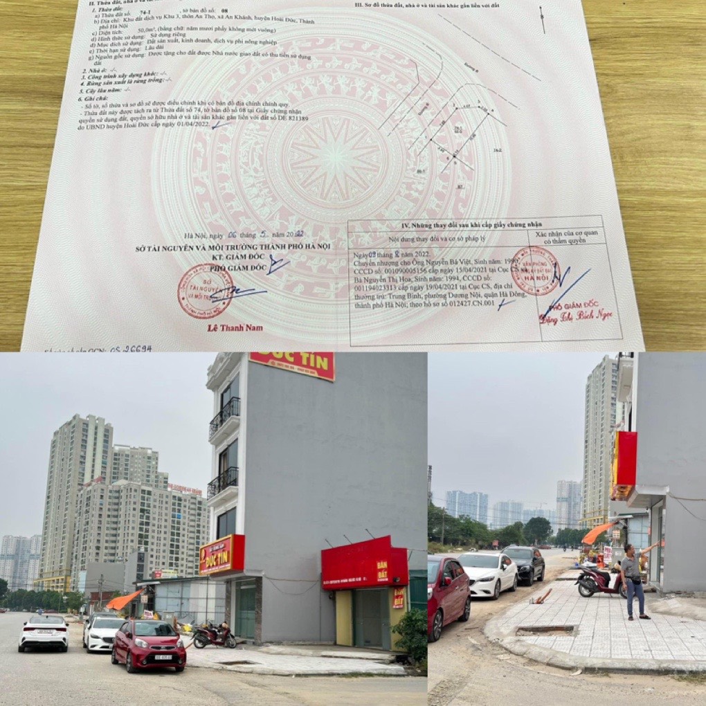 CHÍNH CHỦ CẦN BÁN ĐẤT DỊCH VỤ LÔ GÓC SẴN NHÀ CẤP 4 TẠI HOÀI ĐỨC, HÀ NỘI