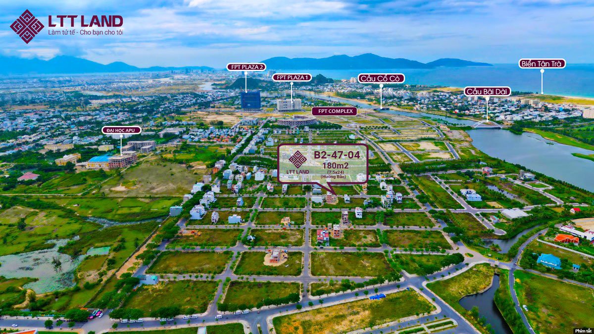 Chính chủ gửi Bán nhanh lô 180m2 khu đô thị FPT