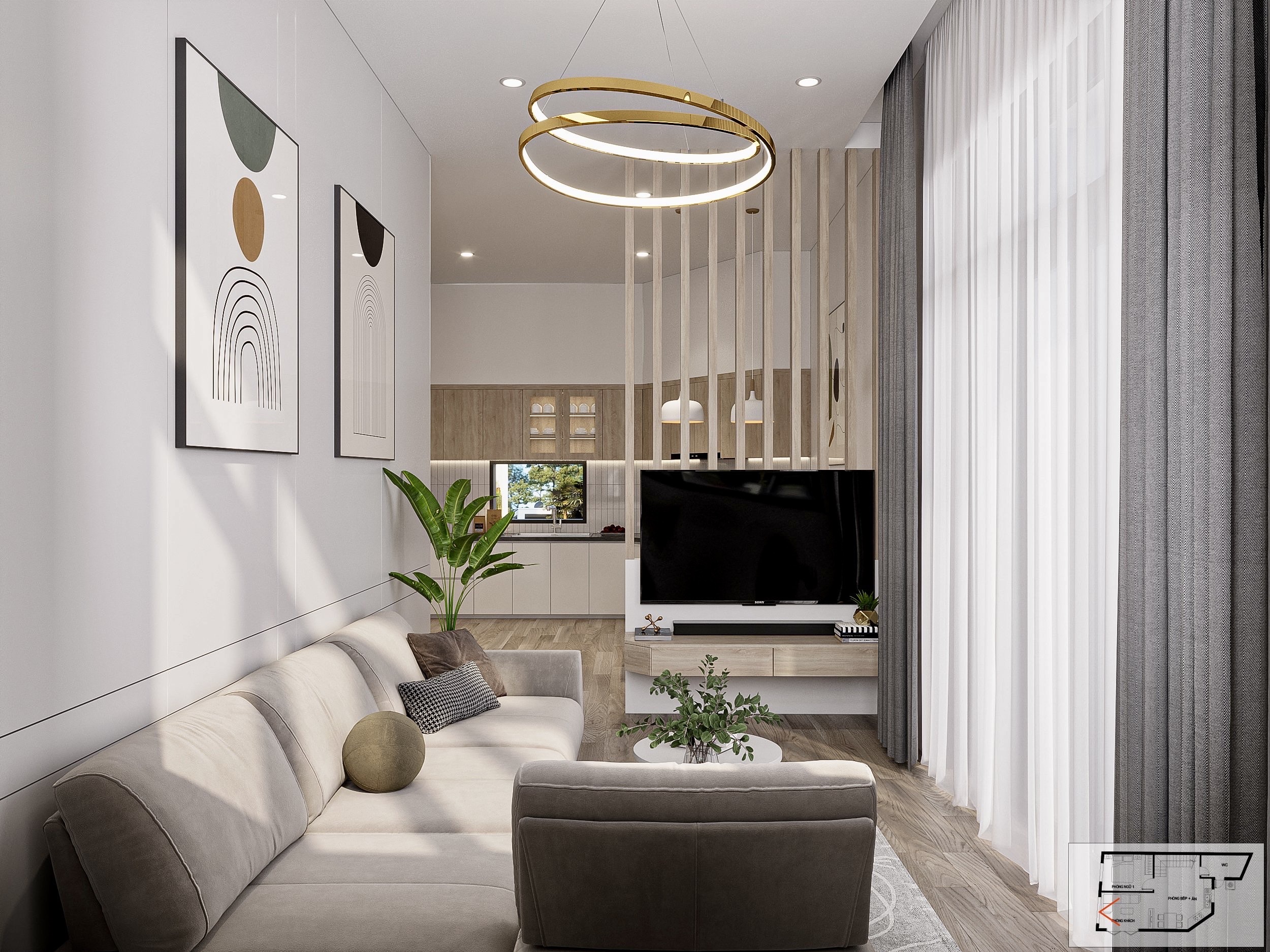 Nhà 2 Tầng Kiệt Oto Phan Bội Châu Full nội thất, 3 phòng ngủ - Giá 2.x TỶ✅