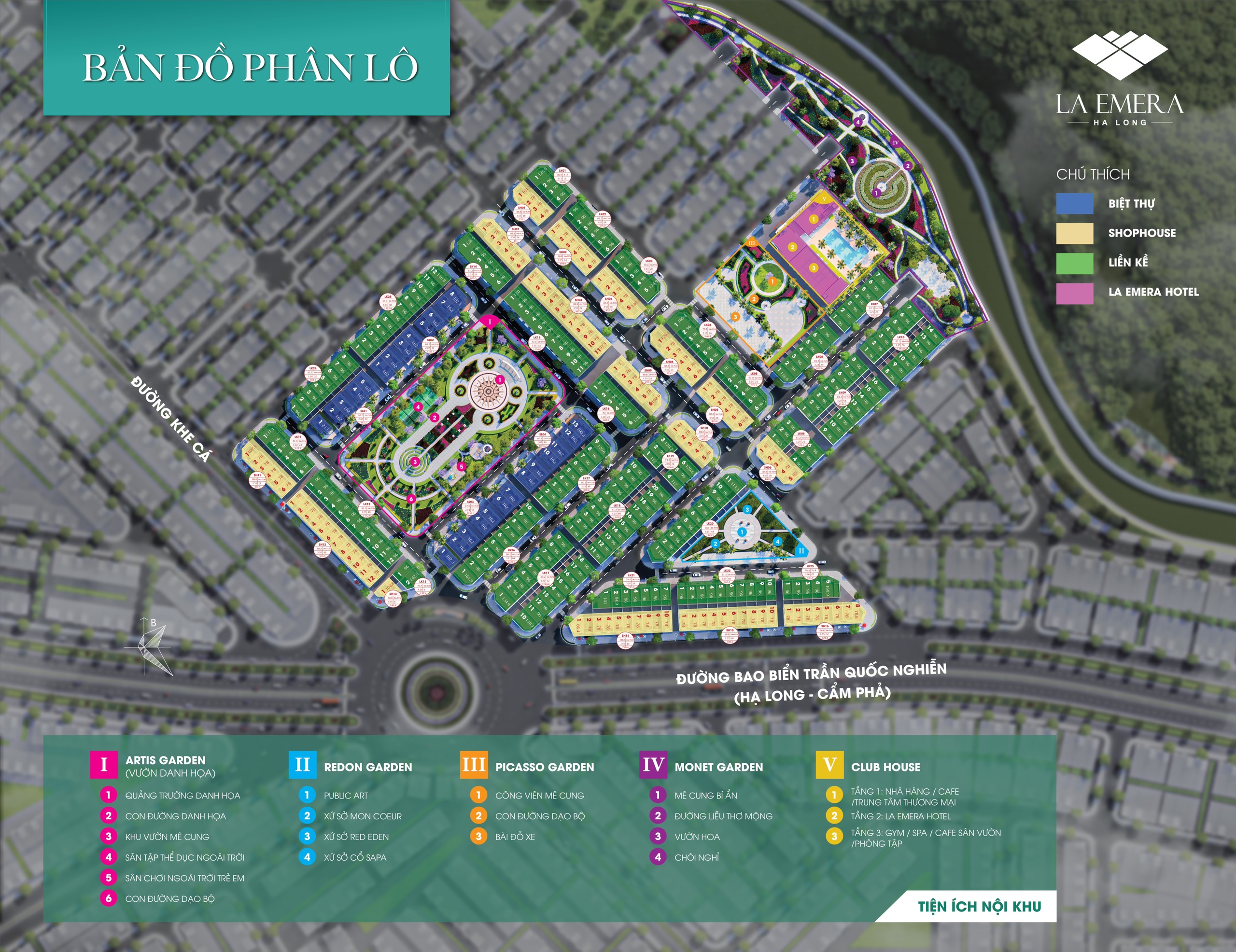 Ra mắt biệt thự song lập LA EMERA HẠ LONG - 100% view vườn danh hoạ 8000m2