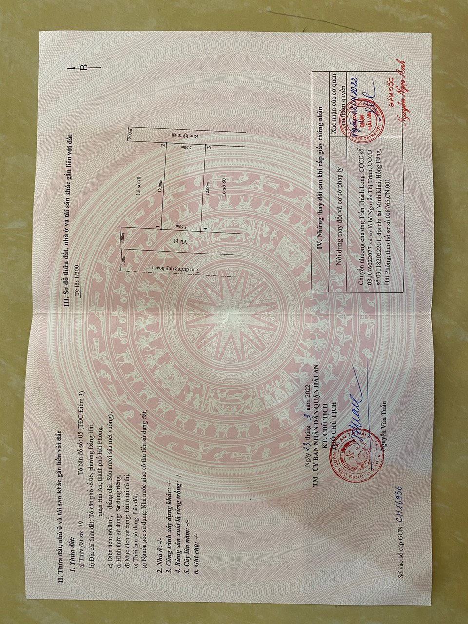 TĐC Điểm 3 Đằng Hải - Ngang 5m xây nhà cực đẹp. Giá cực mềm