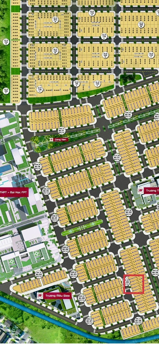 Cơ hội sở hữu lô đất sạch đẹp tại khu đô thị FPT giá chỉ 2.5 tỷ