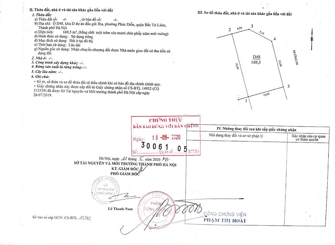 169M2 LÔ GÓC ĐẤT DG 3HA PHÚC DIỄN NAM TỪ LIÊM HÀ NỘI VIEW VƯỜN HOA