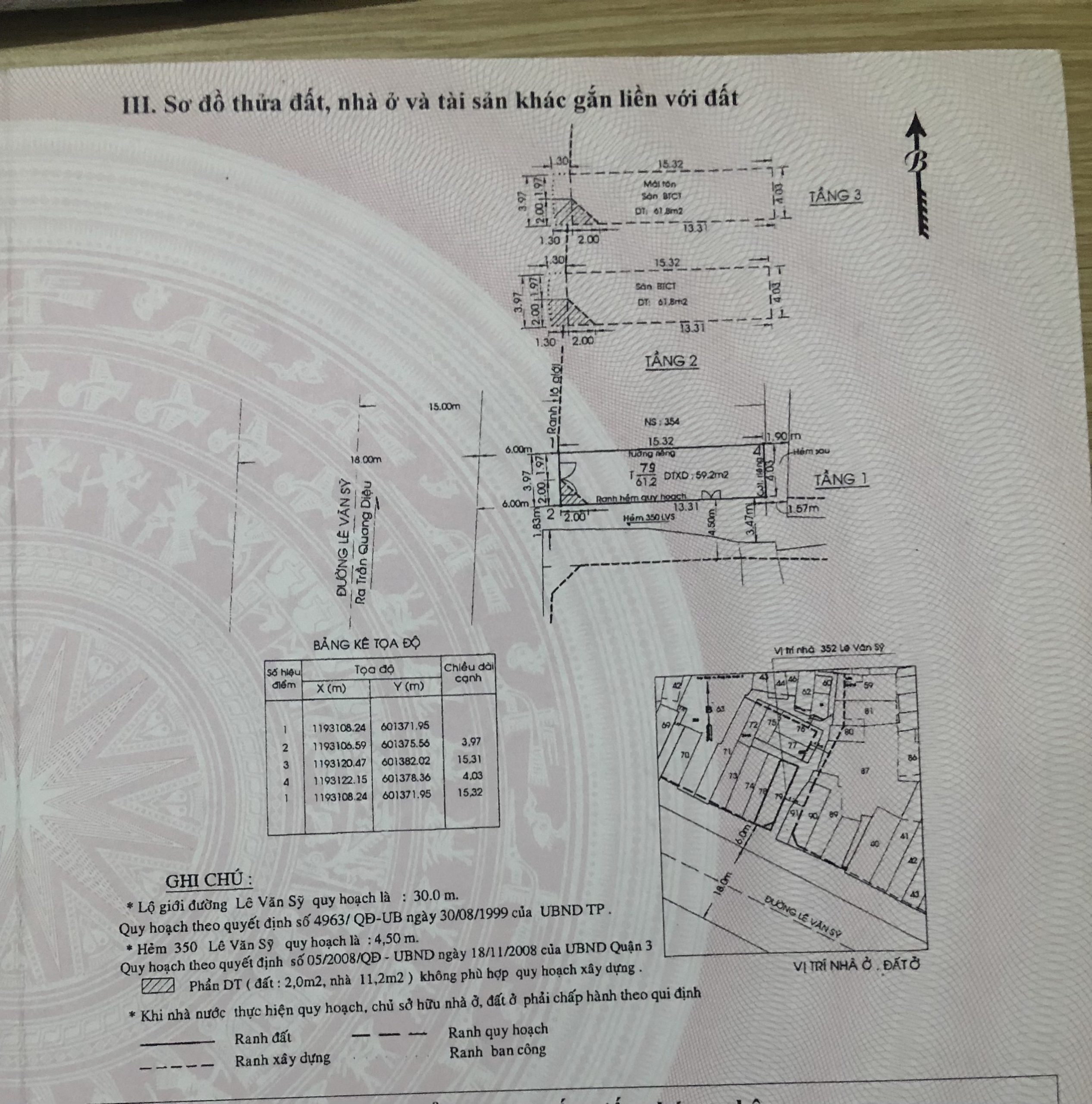 Nhà bán đường Lê Văn Sỹ, P14, Q3 3 tầng căn góc không lộ giới, đoạn đẹp nhất. Giá 29,5 tỷ