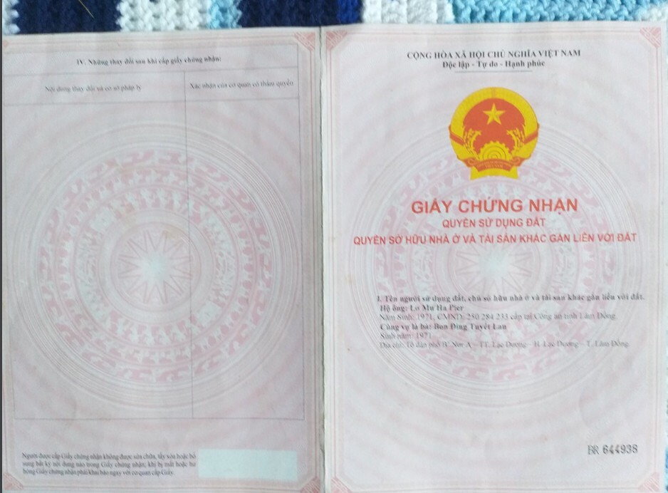 Chính chủ cần bán lô đất tại TDP Đăng Lèn, TT Lạc Dương, Lâm Đồng