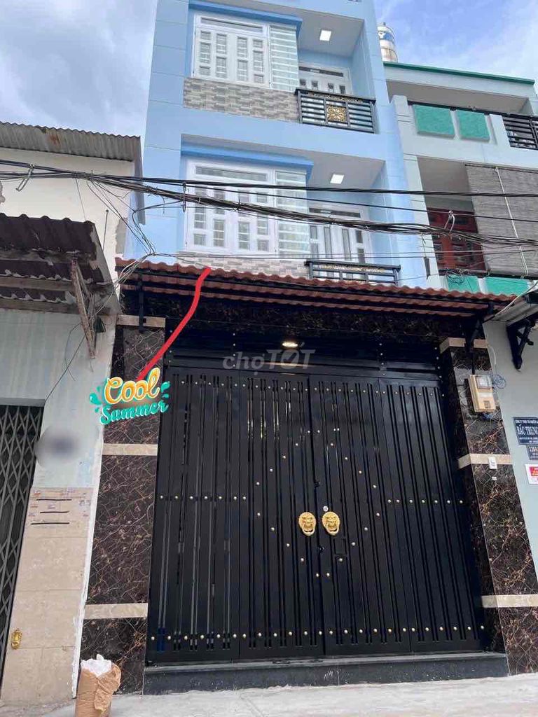 Nhà Đẹp Hẻm Xe Hơilê Đức Thọ Phường 16 Gò Vấp. 40m2 3lầu 3tỷ7