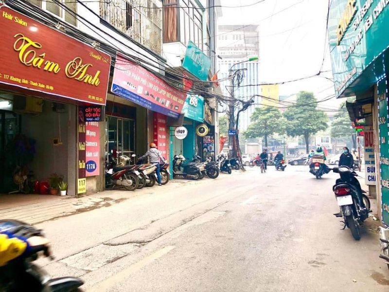 BÁN NHÀ NGÃ TƯ SỞ - LÔ GÓC NGÕ THÔNG KINH DOANH 56M2 GIÁ 6 TỶ