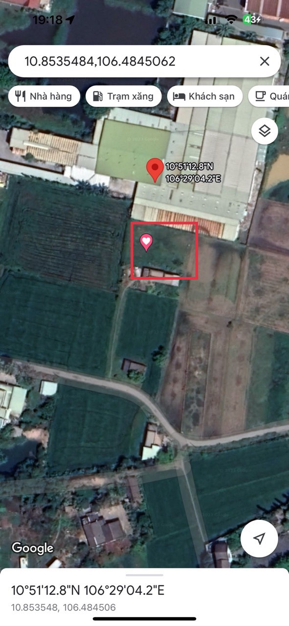 Chính chủ cần bán 2 lô đất 600m2 có 300m2 thổ cư sổ Hồng tại Đức Hòa