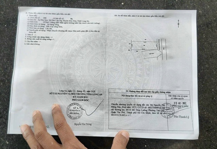 Cho thuê hoặc bán xưởng Bàu Sen- Đức Lập Hạ , Đức Hòa , Long An , 1000m2