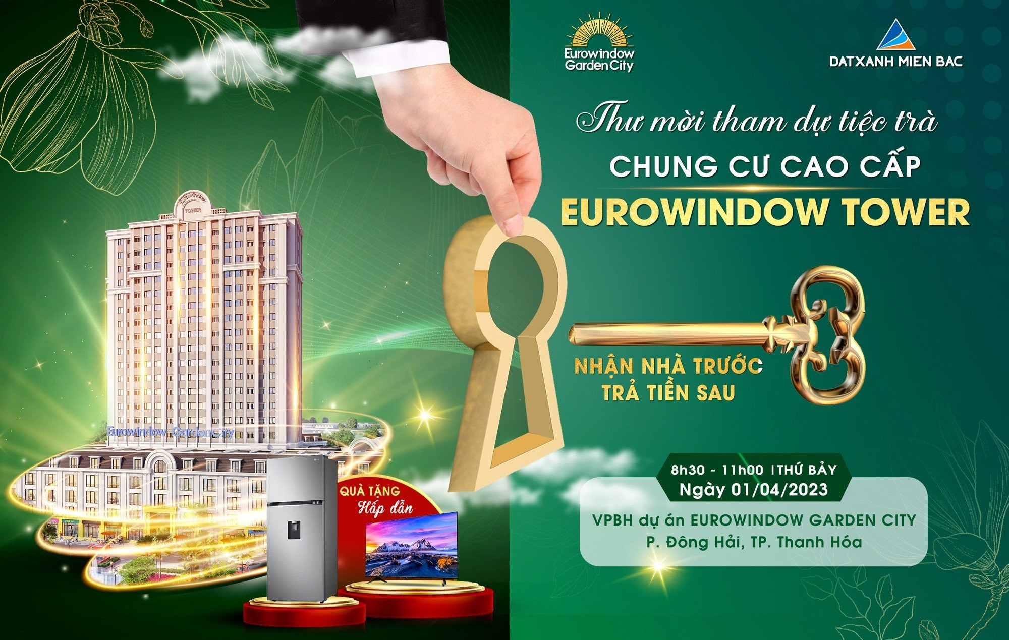 CHUNG CƯ CAO CẤP EUROWINDOW TOWER – “NHẬN NHÀ TRƯỚC - TRẢ TIỀN SAU