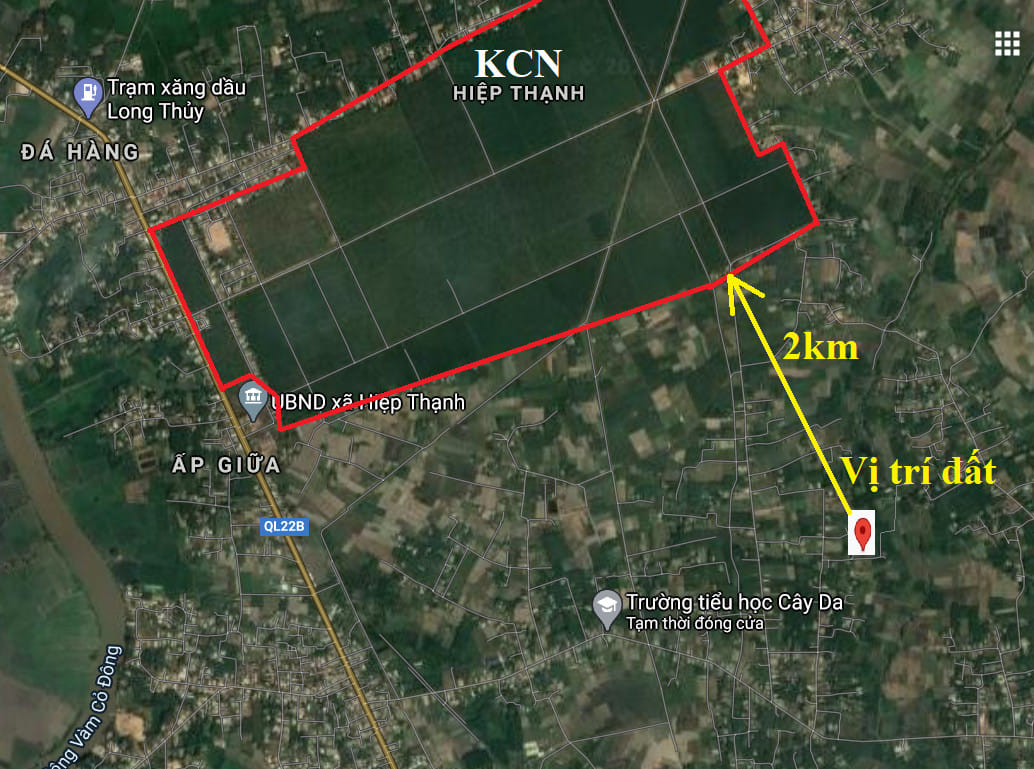 bán đất nền gò dầu tây ninh, tại cây da, hiệp thạnh. Công Chứng Ngay