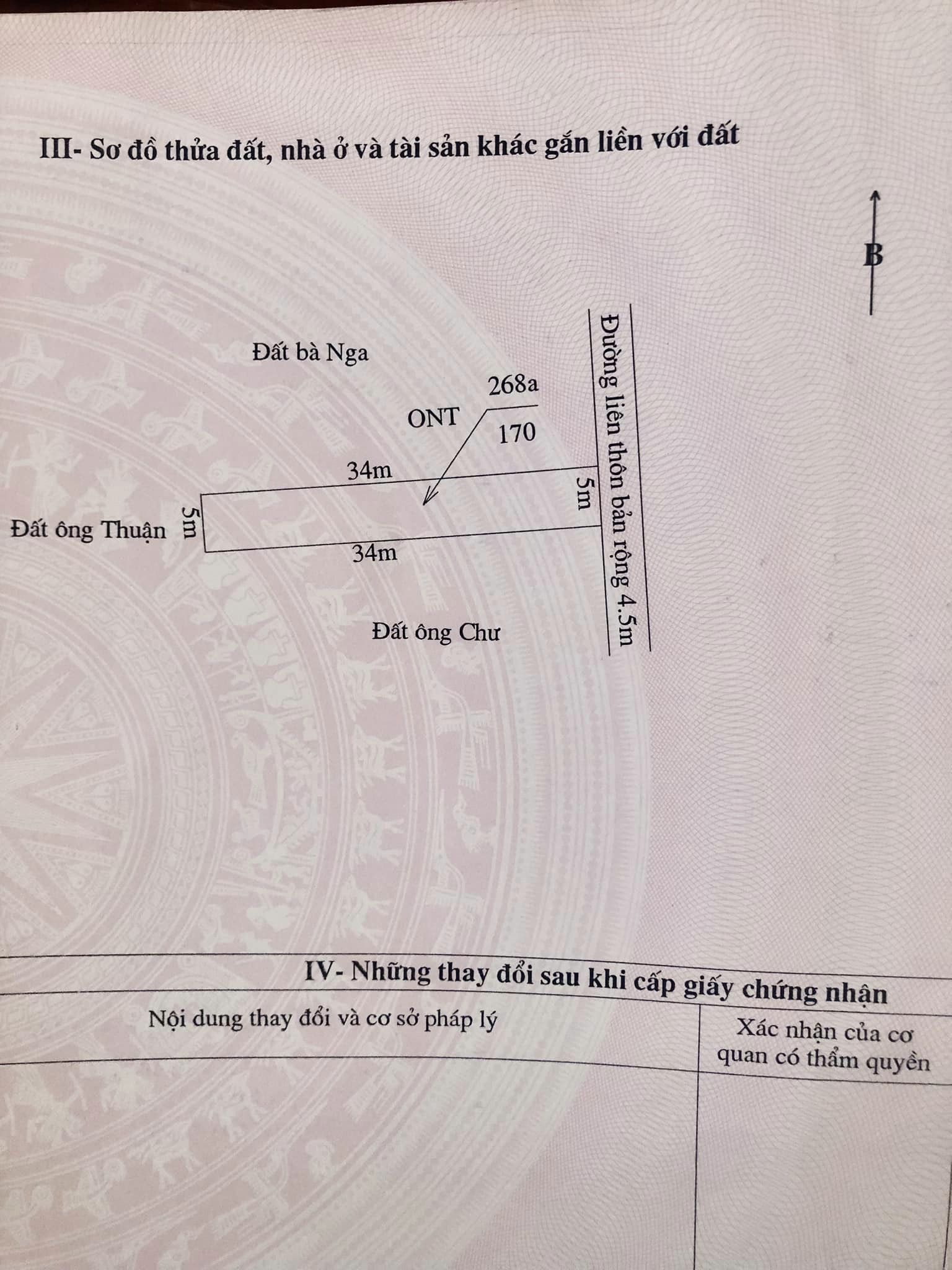 Bán đất tại đội C9b xã Thanh Xương, huyện Điện Biên