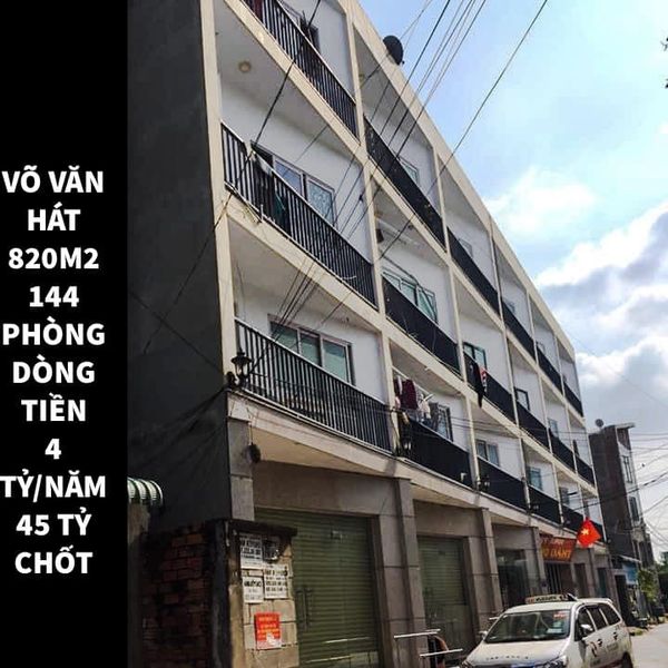 HÀNG VIP CHO GIỚI ĐẦU TƯ - 820M2 - 144 PHÒNG CHO THUÊ - 5 SHOPHOUSE MẶT TIỀN - DÒNG TIỀN GẦN 4 TỶ/NĂM