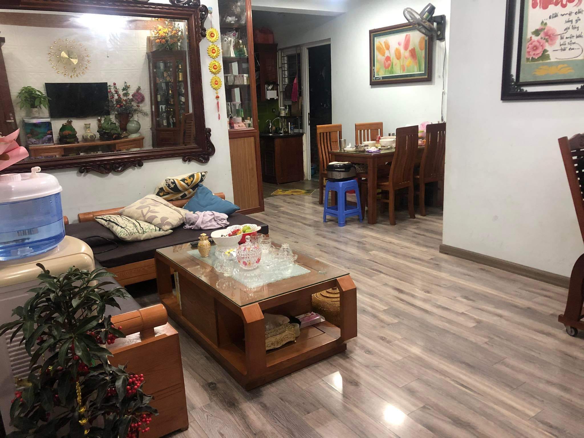 Nhỉnh 1 tỷ x 70m2, Căn góc, 2 Ngủ, Chung cư Xa La Hà Đông, full nội thất.