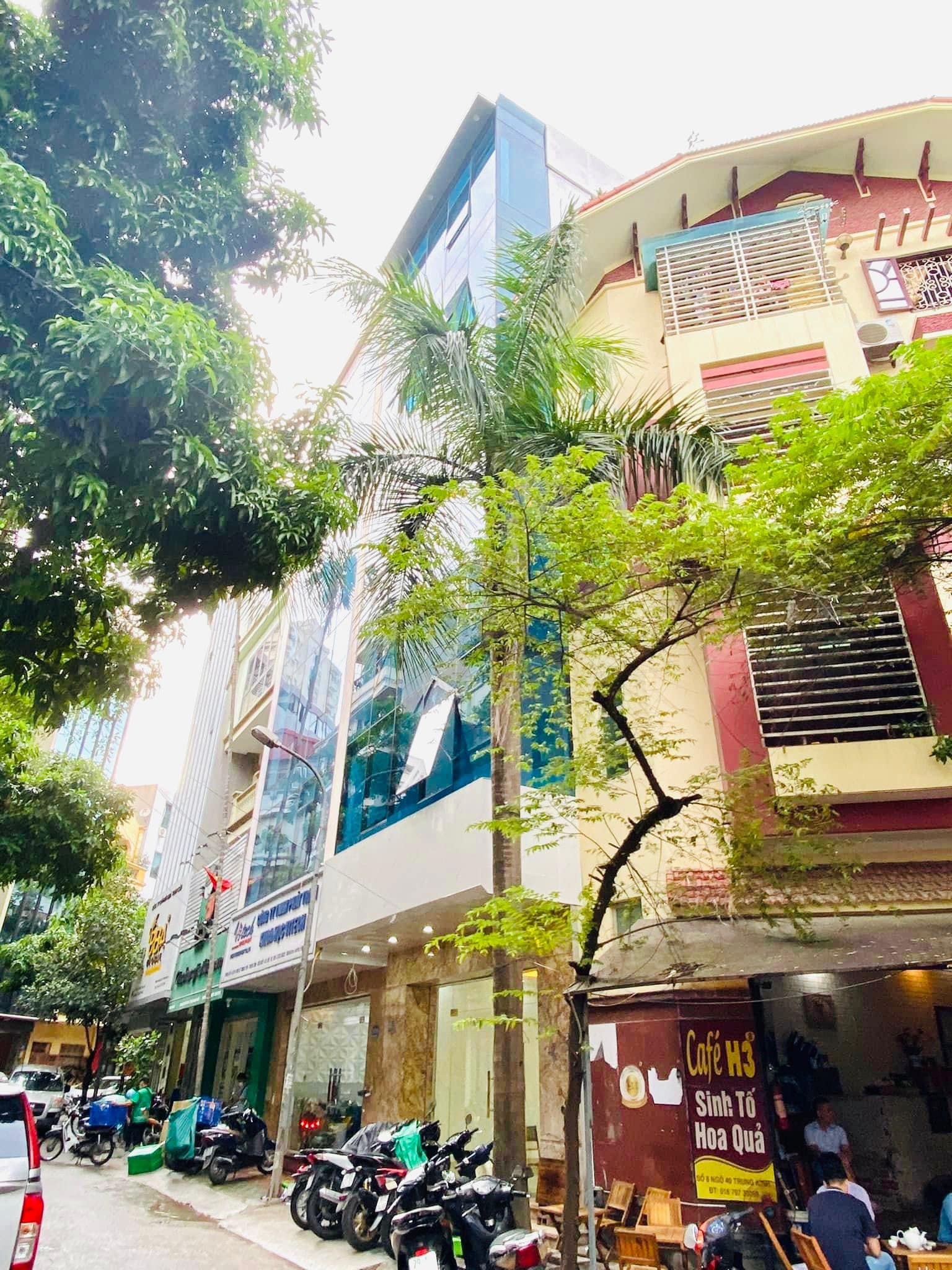 Bán Toà văn phòng cho thuê Phố Trung Hoà, Cầu Giấy, 6 tầng thang máy, thông sàn kinh doanh, thiết kế chuẩn vp, ô tô tránh đỗ