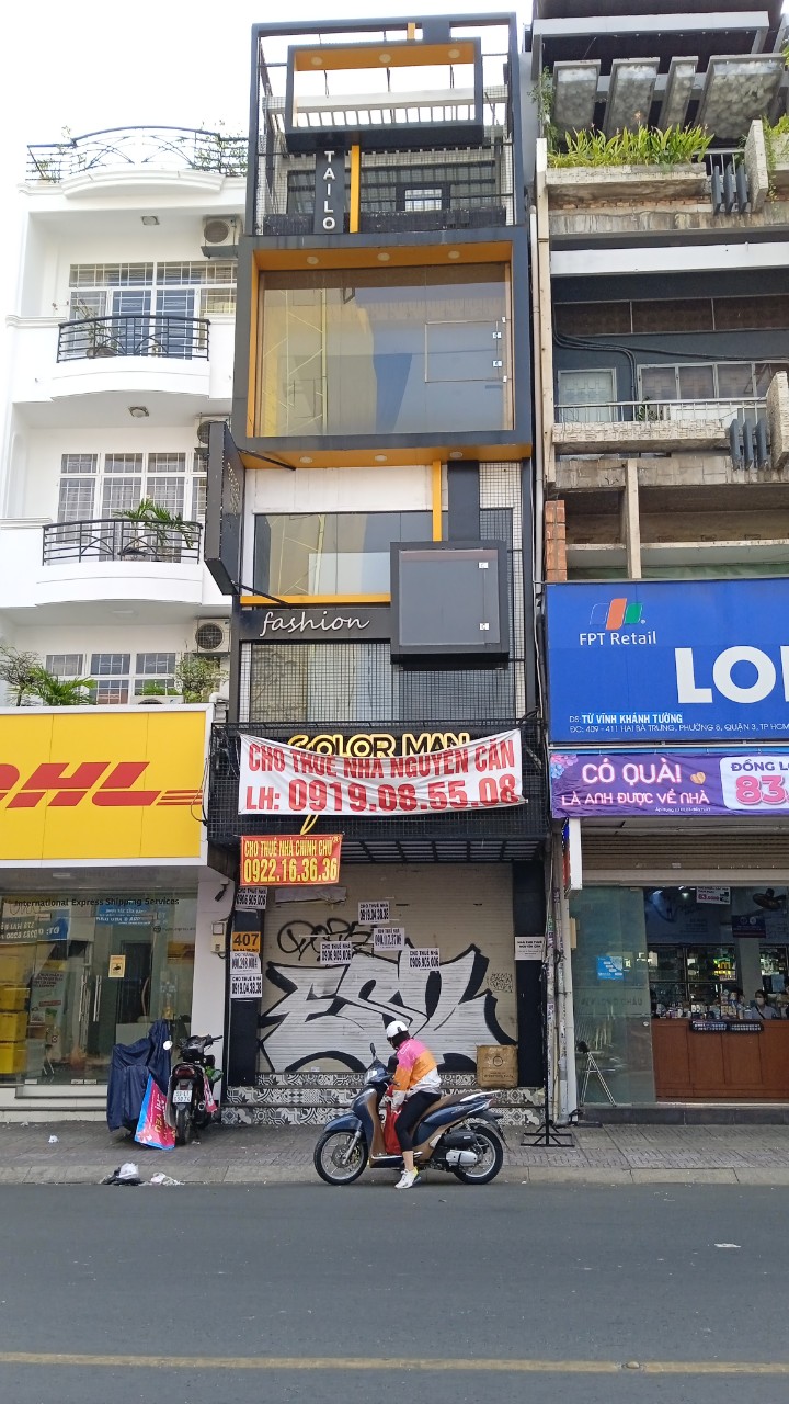 Bán nhà MT đường Hai Bà Trưng, P. Võ Thị Sáu, Quận 3, DT: 4x22M, CN: 88M2, giá chỉ 48 tỷ.