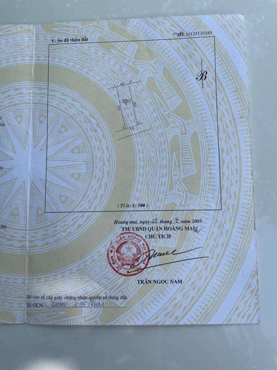 CHÍNH CHỦ BÁN LÔ ĐẤT KINH DOANH, TAM TRINH* YÊN SỞ, Ô TÔ 16 CHỖ ĐỖ, 72m2 - 2 THOÁNG - GIÁ 8.6 TỶ