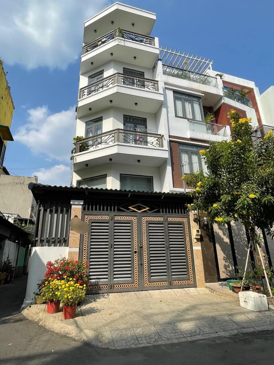 nhà hẻm xe hơi đường số 21 p8 gò vấp 5mx18m - 4 tầng giá 6,9 tỷ