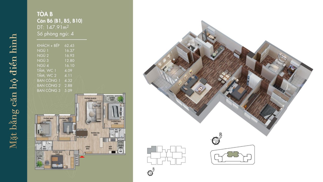 Chính chủ cần bán 2 căn 4PN 147m2 (36tr/1m2) Udic Westlake - Tây Hồ