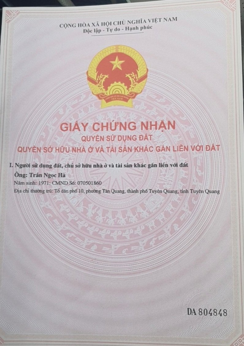 Cty BđS sơn Hà tổ 5 phường Hưng thành TP tuyên quang.