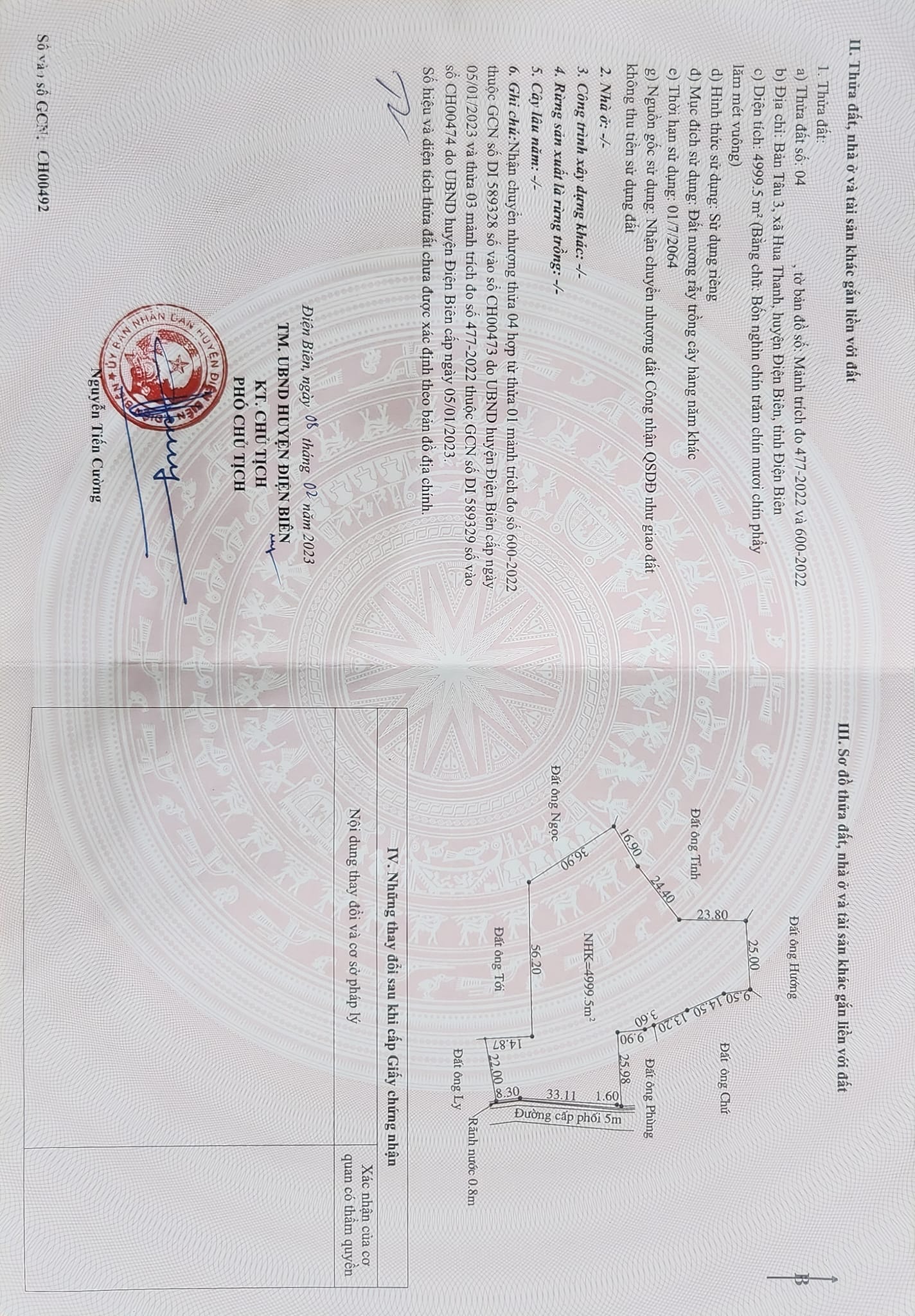 BÁN ĐẤT VIEW HỒ NẬM KHẨU HÚ, HUYỆN ĐIỆN BIÊN