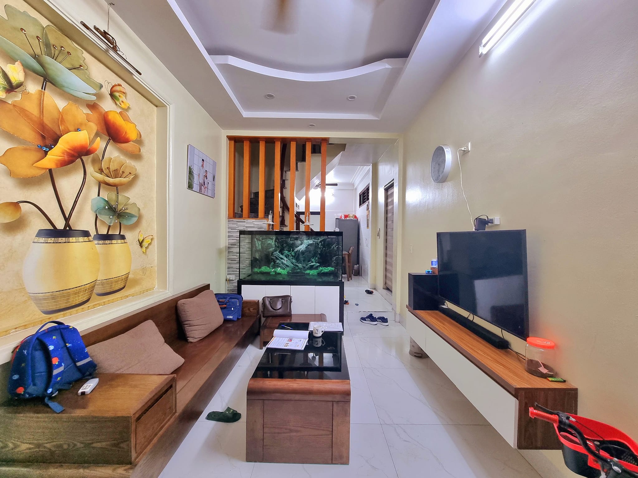 Bán nhà đẹp Dông Thiên, Vĩnh Hưng, Hoàng Mai 45m2*5T, mt 4m, CÁCH MẶT NGÕ Ô TÔ TRÁNH 30M, NGÕ NÔNG THÔNG THOÁNG, TIỆN ÍCH