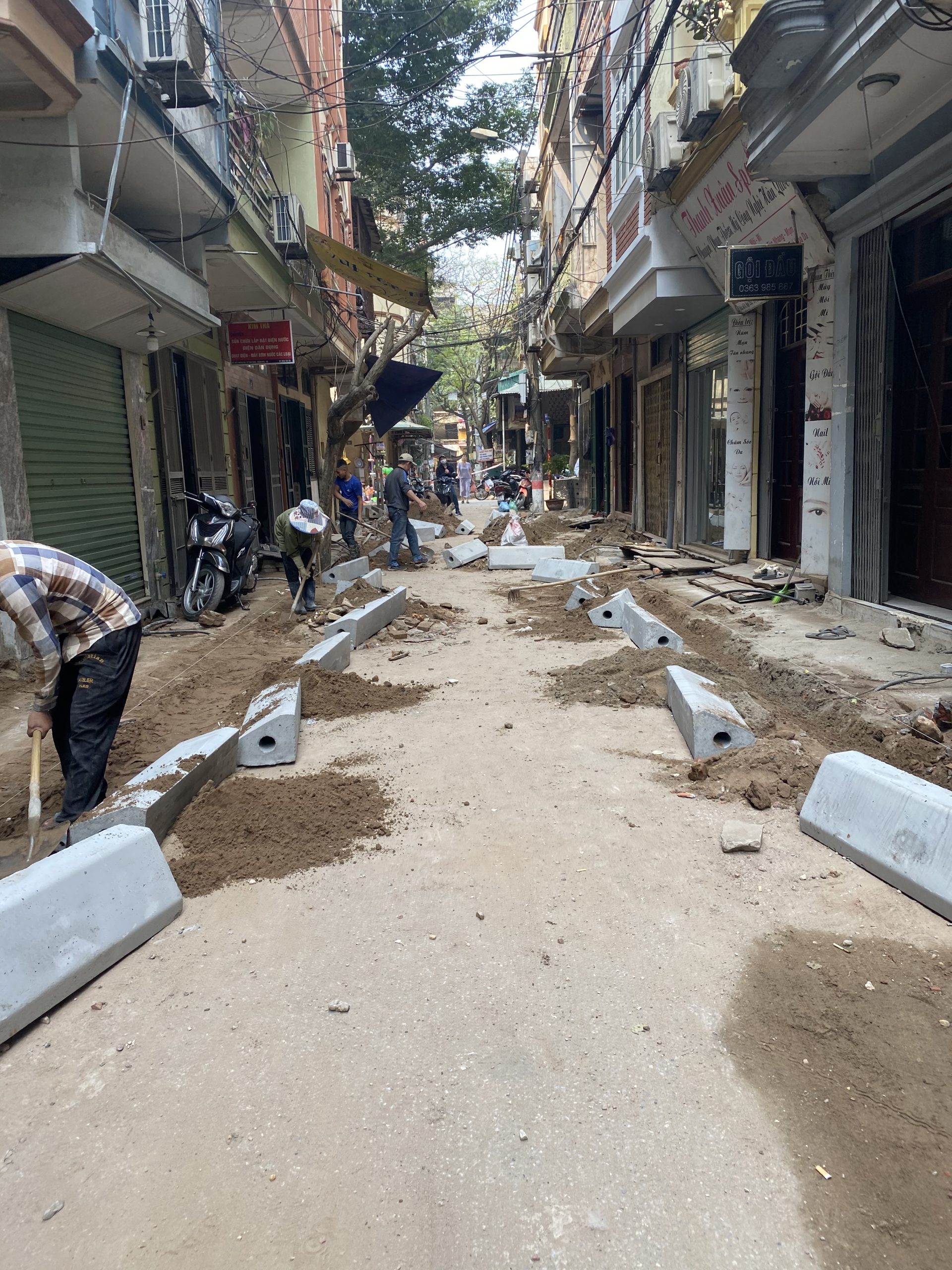 Phân lô ô tô, vỉa hè phố Tam Trinh 30m 4 tầng 4.5 tỷ