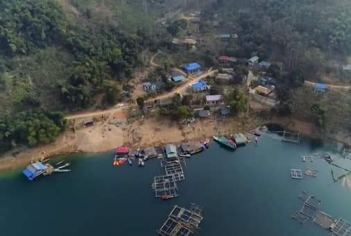 ♥️BÁN LÔ ĐẤT BÁM HỒ VỚI TAY CHẠM NƯỚC, TẠI TÂN DÂN, MAI CHÂU, HÒA BÌNH SIÊU VIP 4655 ĐẤT ONT 300M, CÒN LẠI LÀ ĐẤT TRỒNG CÂY LÂU NĂM GIÁ 2.5 TỶ♥️