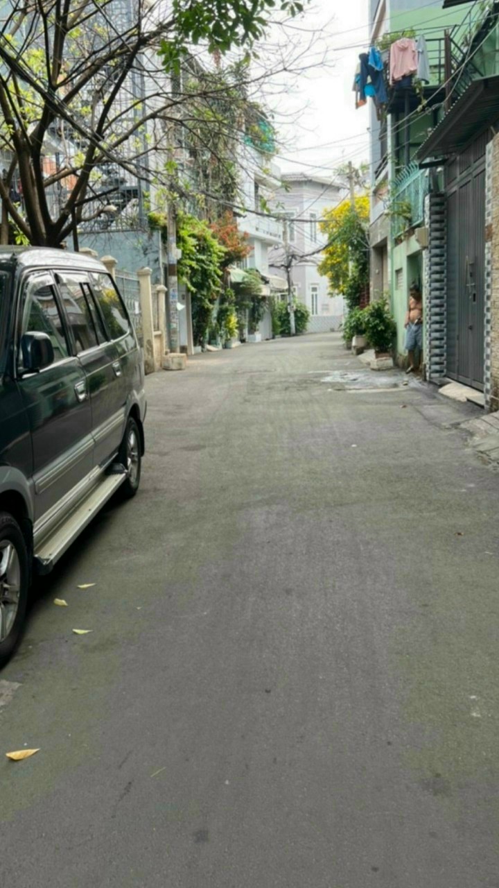 Bán Nhà 1 TRỤC HẺM XE HƠI Thông Huỳnh Văn Nghệ, P.15, Tân Bình _ 5m x 26m