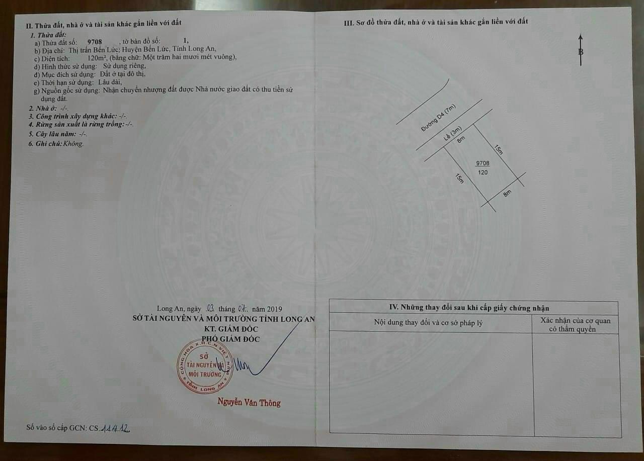 SỐC TỚI NÓC, CHỈ 2TỶ LÔ BIỆT THỰ TRẦN ANH RIVERSIDE BẾN LỨC, SỔ HỒNG RIÊNG