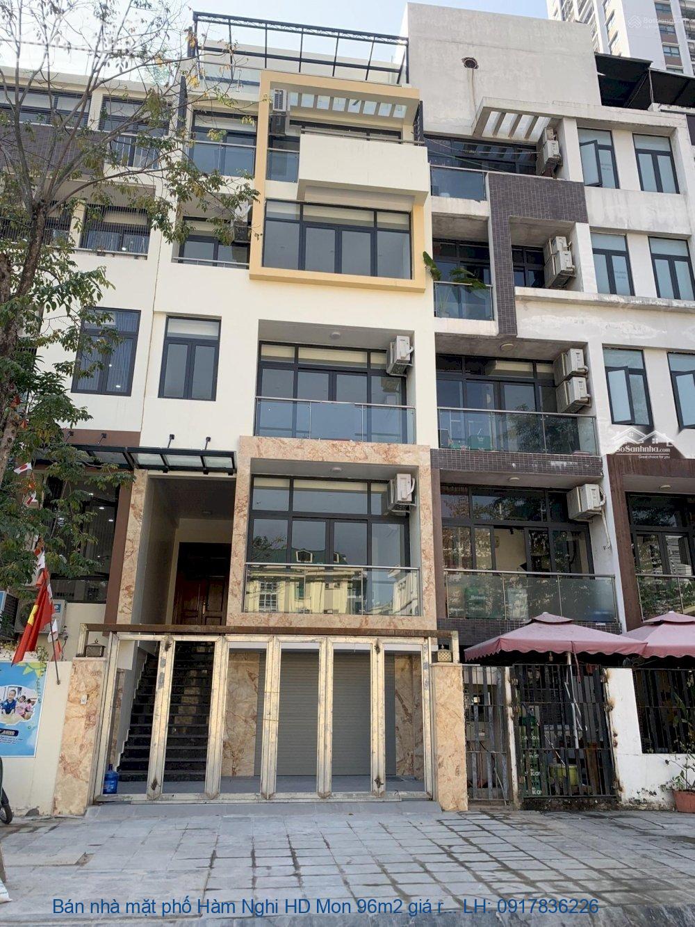 Bán nhà mặt phố Hàm Nghi HD Mon 96m2 giá rẻ