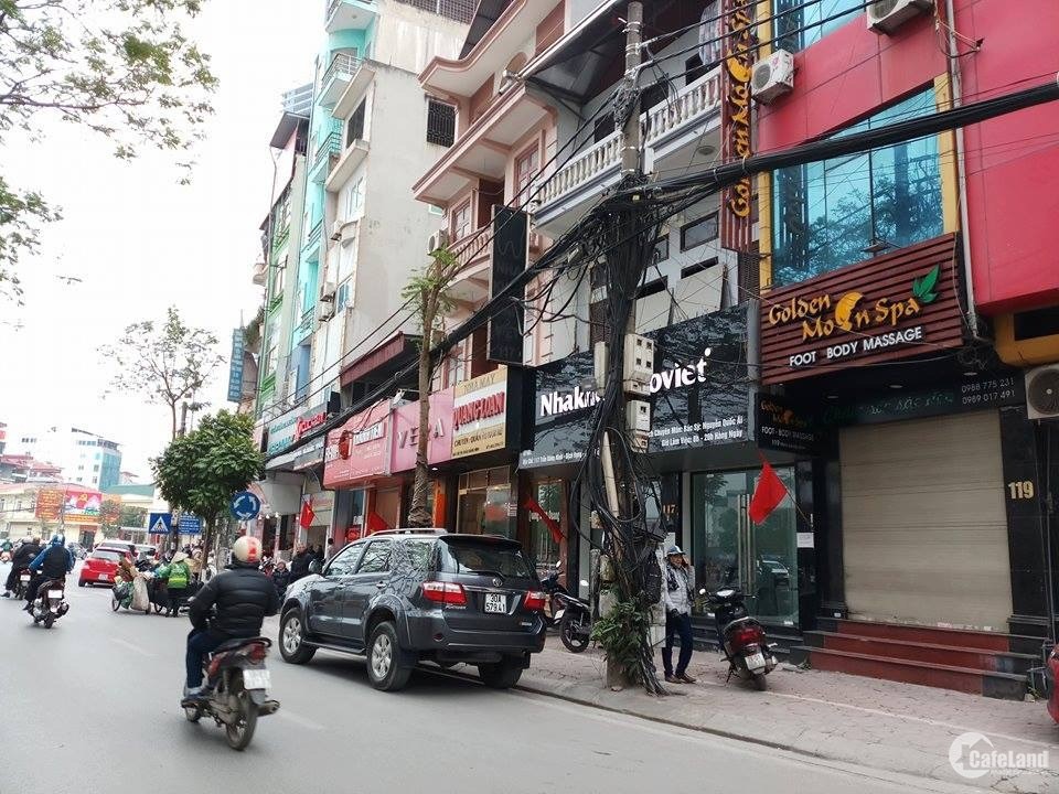 Đầu tư thông minh. Chính chủ bán gấp lô góc mặt phố Trần Đại Nghĩa, Hai Bà Trưng, 56m2 - MT 8m - Giá 17 tỷ - Vỉa hè bao