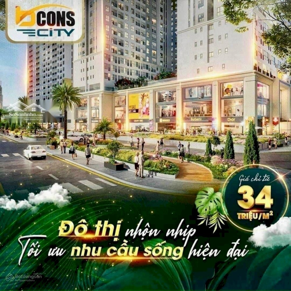 CĂN HỘ BCONS CITY CHỈ 1.5 TỶ CĂN 2PN 2WC CÓ TTTM NGAY LÀNG ĐẠI HỌC QUỐC GIA