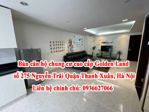 Bán chung cư cao cấp GOLDEN LAND ( Hoàng Huy ) Quận Thanh Xuân, Hà Nội
