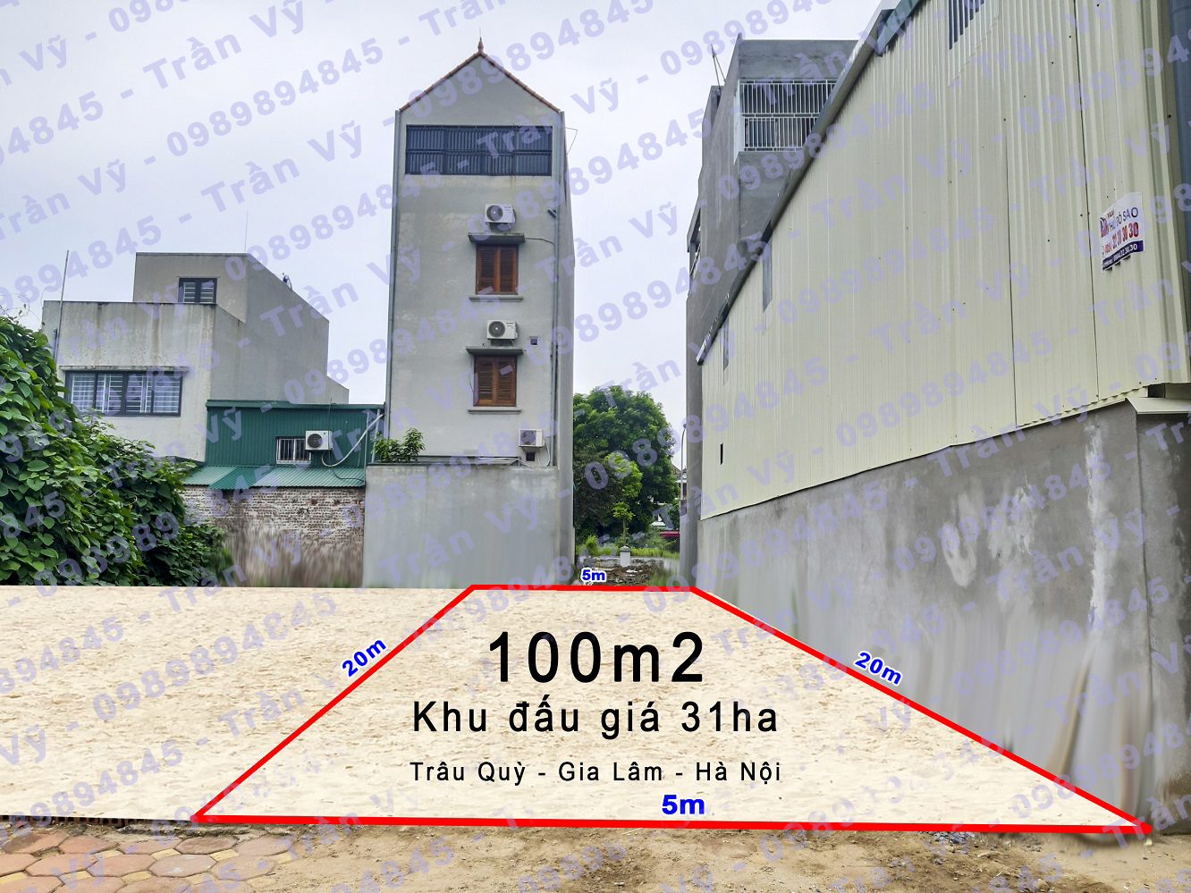 Bán GẤP 101m2 đất 31ha, Trâu Quỳ, Gia Lâm. Đường 15m vỉa hè rộng. Kinh doanh cực tốt.