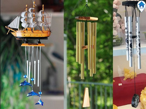 Treo chuông gió hay sáo trúc để xua đuổi tà khí, đón lộc may treo-chuong-gio-trong-phong-thuy-nha-o-co-duong-dam-vao