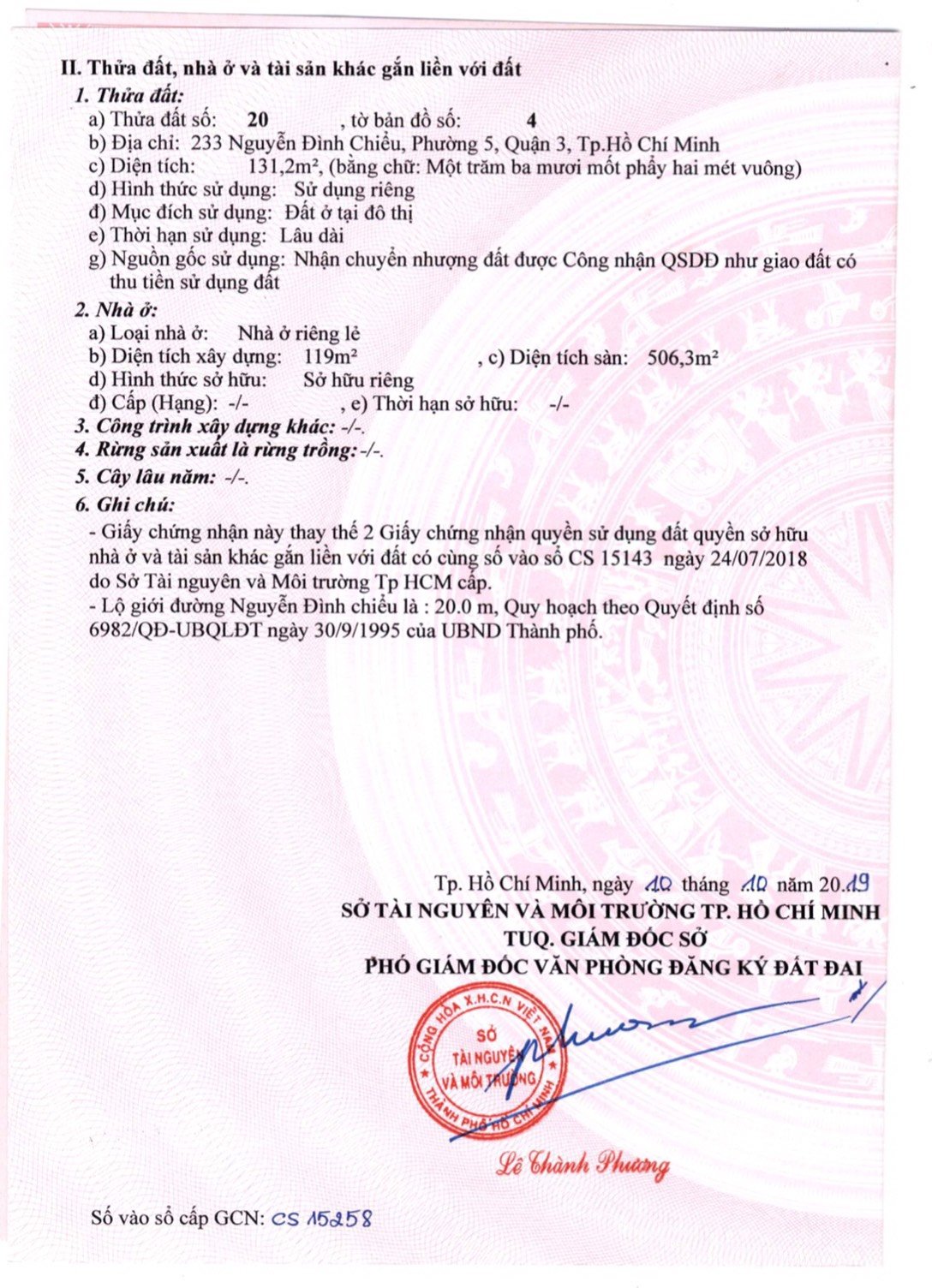 Siêu phẩm đẹp nhất hot nhât Nguyễn Đình Chiểu P.5 Q.3