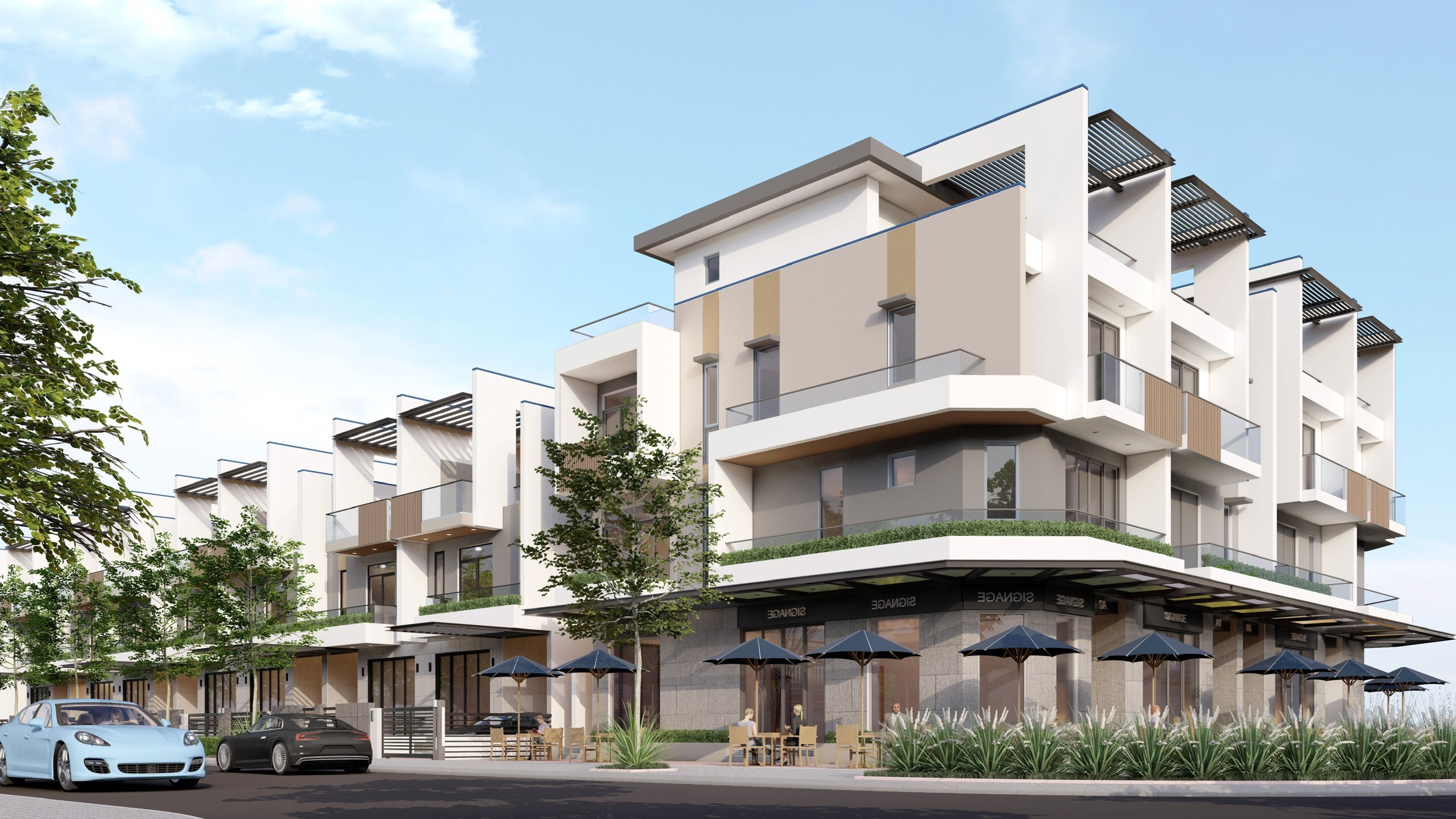 NHÀ PHỐ LIỀN KỀ ĐƯỜNG 19,5M - TRỰC DIỆN ĐẠI SIÊU THỊ AEON MALL NHẬT BẢN