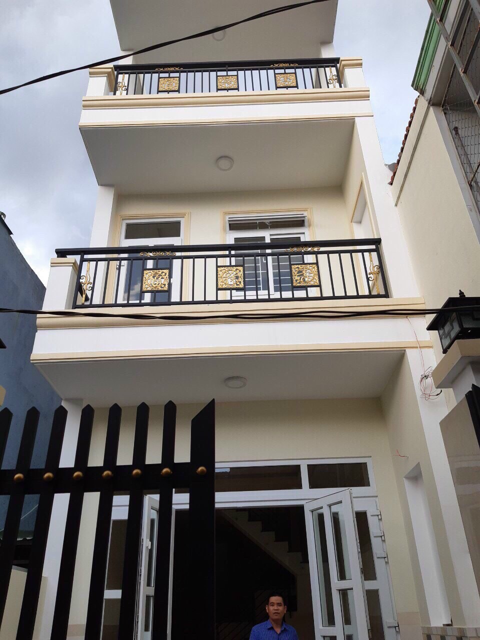 Bán nhà 1/ đường số 20 p5 gò vấp Diện tích 4x15,5m Thiết kế 1 trệt 2 lầu Hướng Tây nam Giá 6 tỷ Cg 043