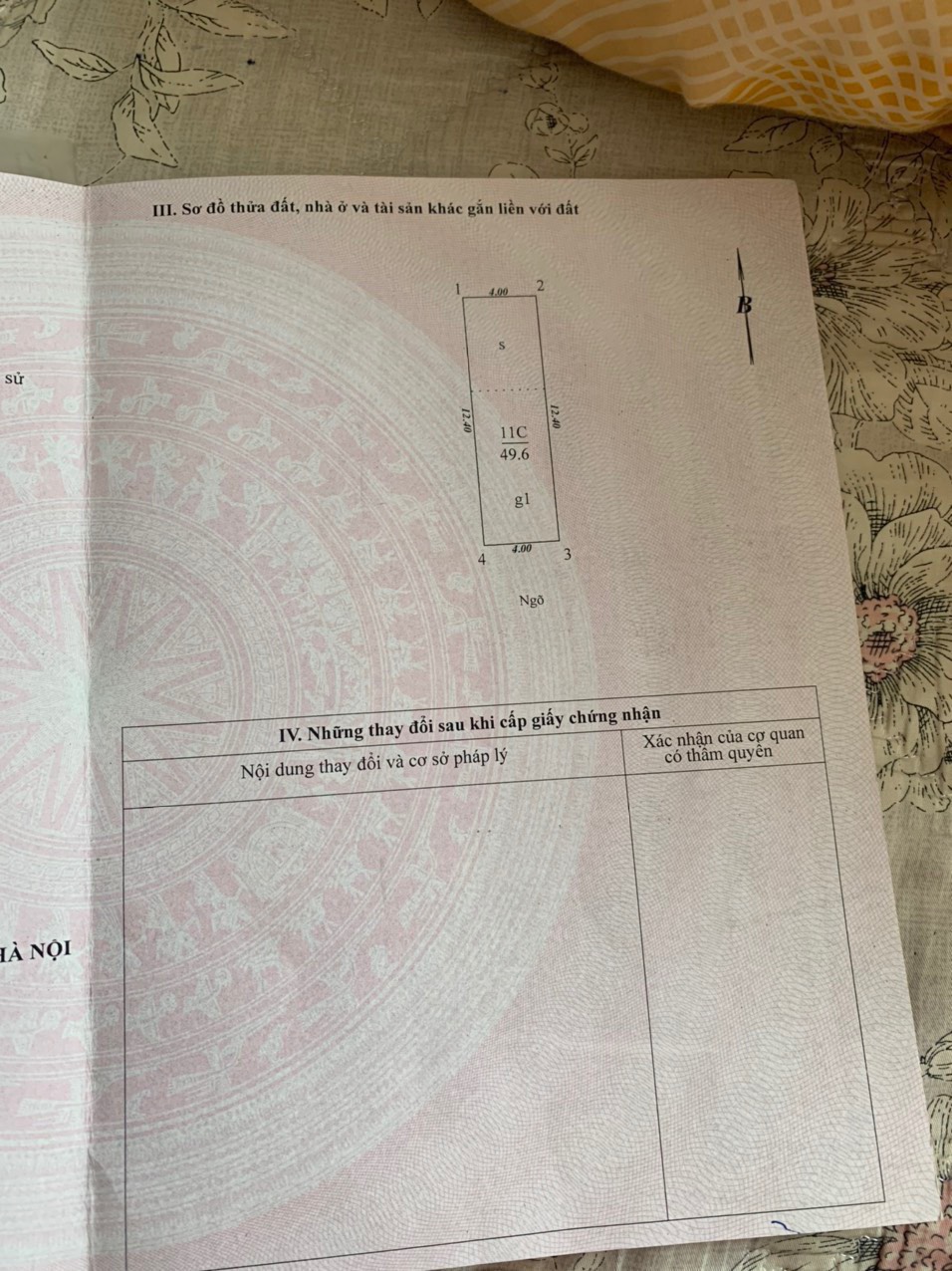 Bán nhà TT,Tăng Thiết Giáp,TDP3 Cổ Nhuế2, Diện tích 49,6 m2, MT4m, Giá 4,3 tỷ, Q. Bắc Từ Liêm,TP, Hà Nội; LH; A Quang 0985812475