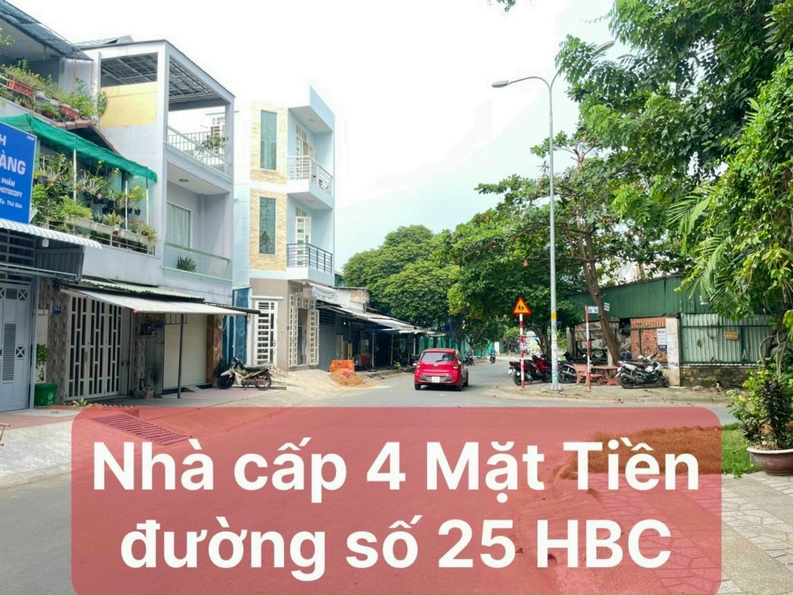 Mặt Tiền đường số 25 P.Hiệp Bình Chánh, 5.2x18m, nhà c4