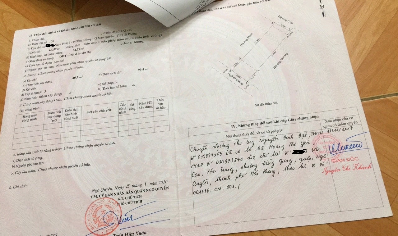 Bán nhà độc lập sân cổng riêng cực đẹp 65m x 4 tầng Nam Pháp-Lạch Tray giá 3.99 tỉ